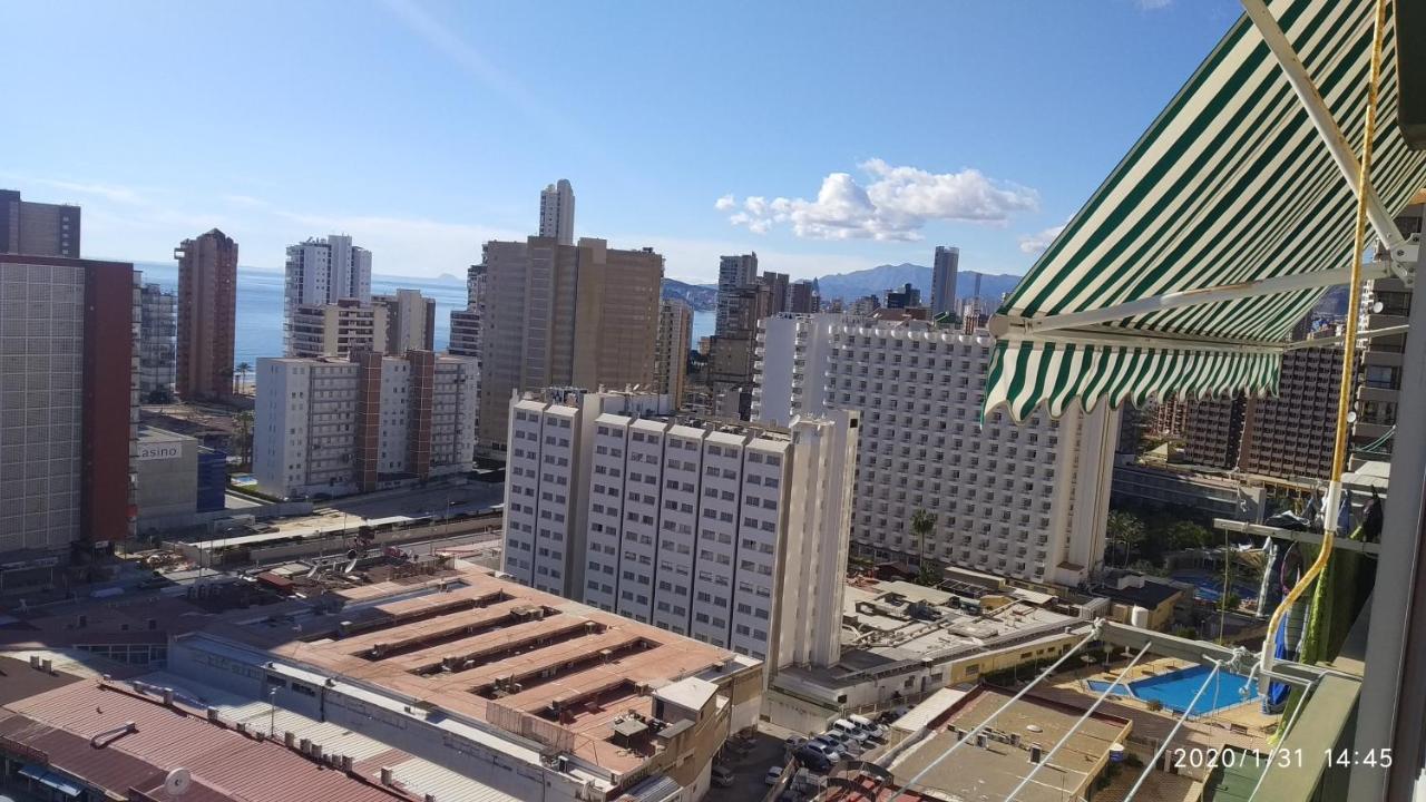 Apto San Angelo Benidorm Vistas Al Mar 400 M Extérieur photo