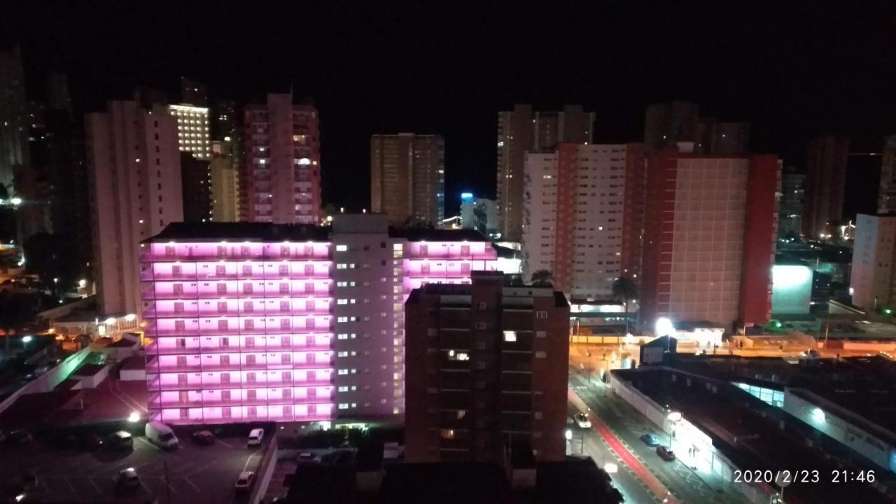 Apto San Angelo Benidorm Vistas Al Mar 400 M Extérieur photo