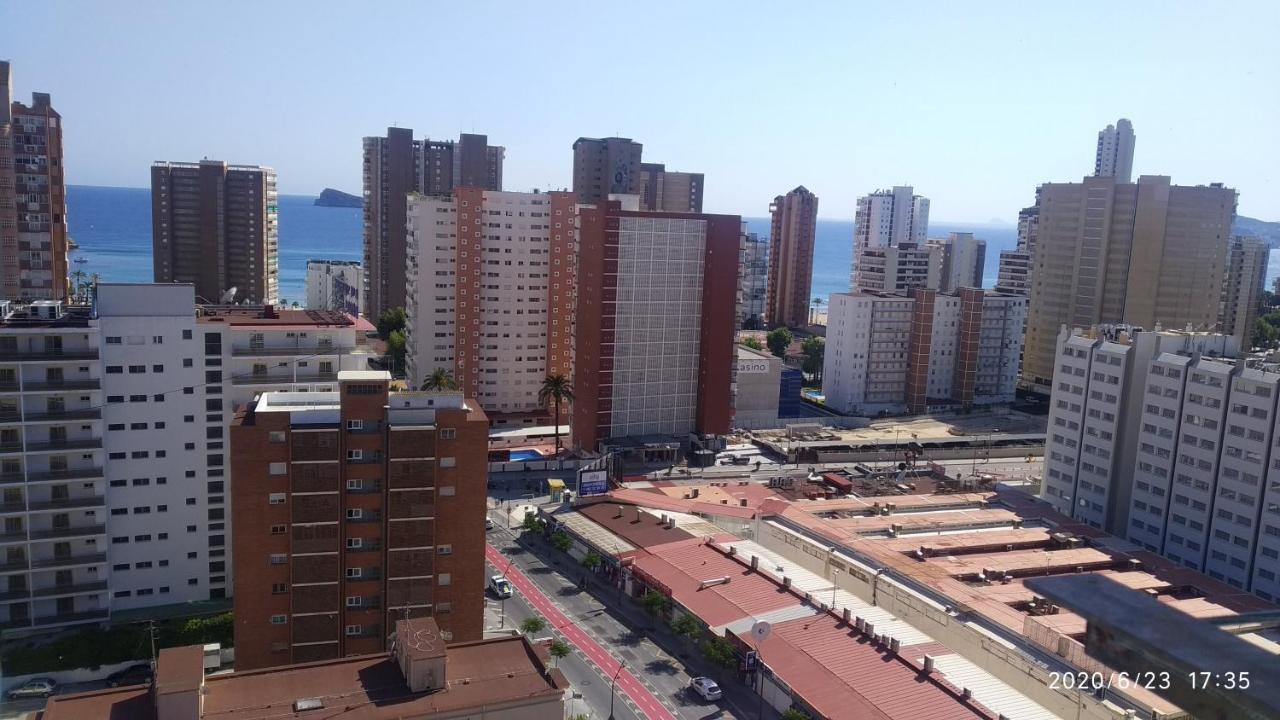 Apto San Angelo Benidorm Vistas Al Mar 400 M Extérieur photo