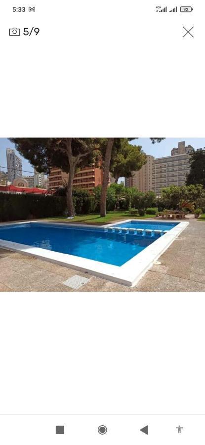 Apto San Angelo Benidorm Vistas Al Mar 400 M Extérieur photo