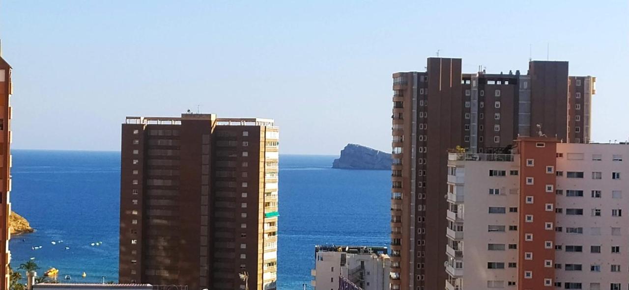 Apto San Angelo Benidorm Vistas Al Mar 400 M Extérieur photo