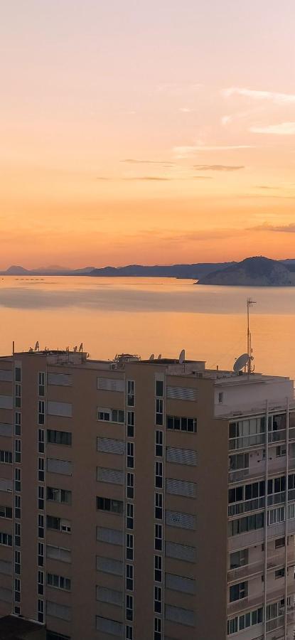 Apto San Angelo Benidorm Vistas Al Mar 400 M Extérieur photo